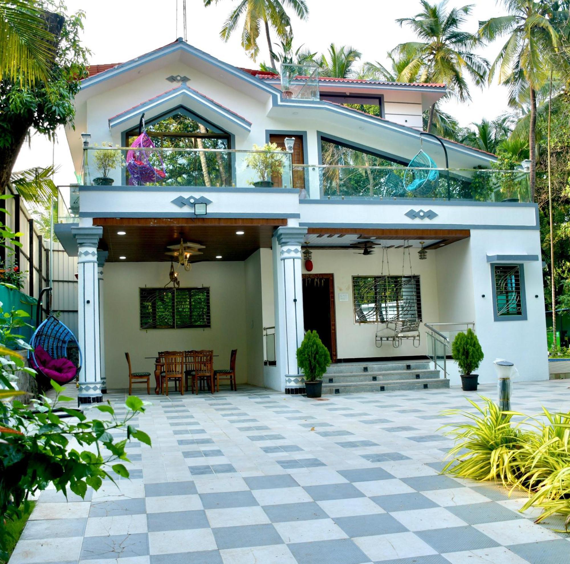 Seas The Day Luxurious 5Bhk Villa 2Min From Awas Beach With Huge Private Pool Alībāg Ngoại thất bức ảnh