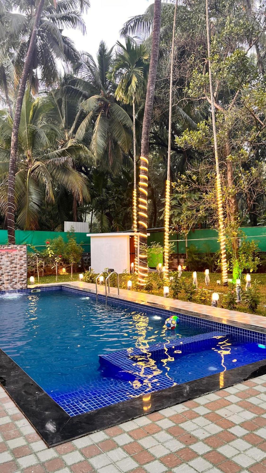 Seas The Day Luxurious 5Bhk Villa 2Min From Awas Beach With Huge Private Pool Alībāg Ngoại thất bức ảnh