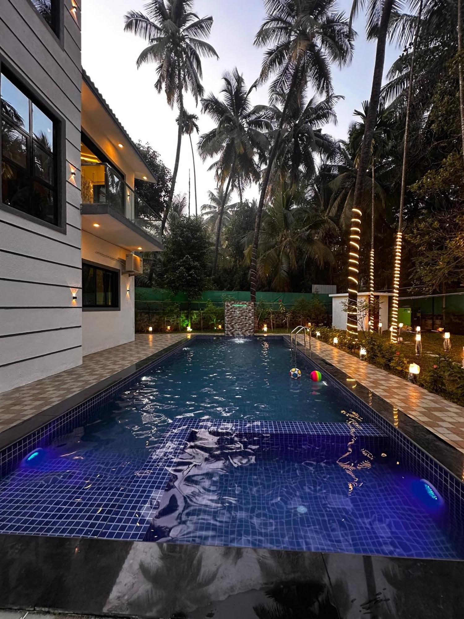 Seas The Day Luxurious 5Bhk Villa 2Min From Awas Beach With Huge Private Pool Alībāg Ngoại thất bức ảnh