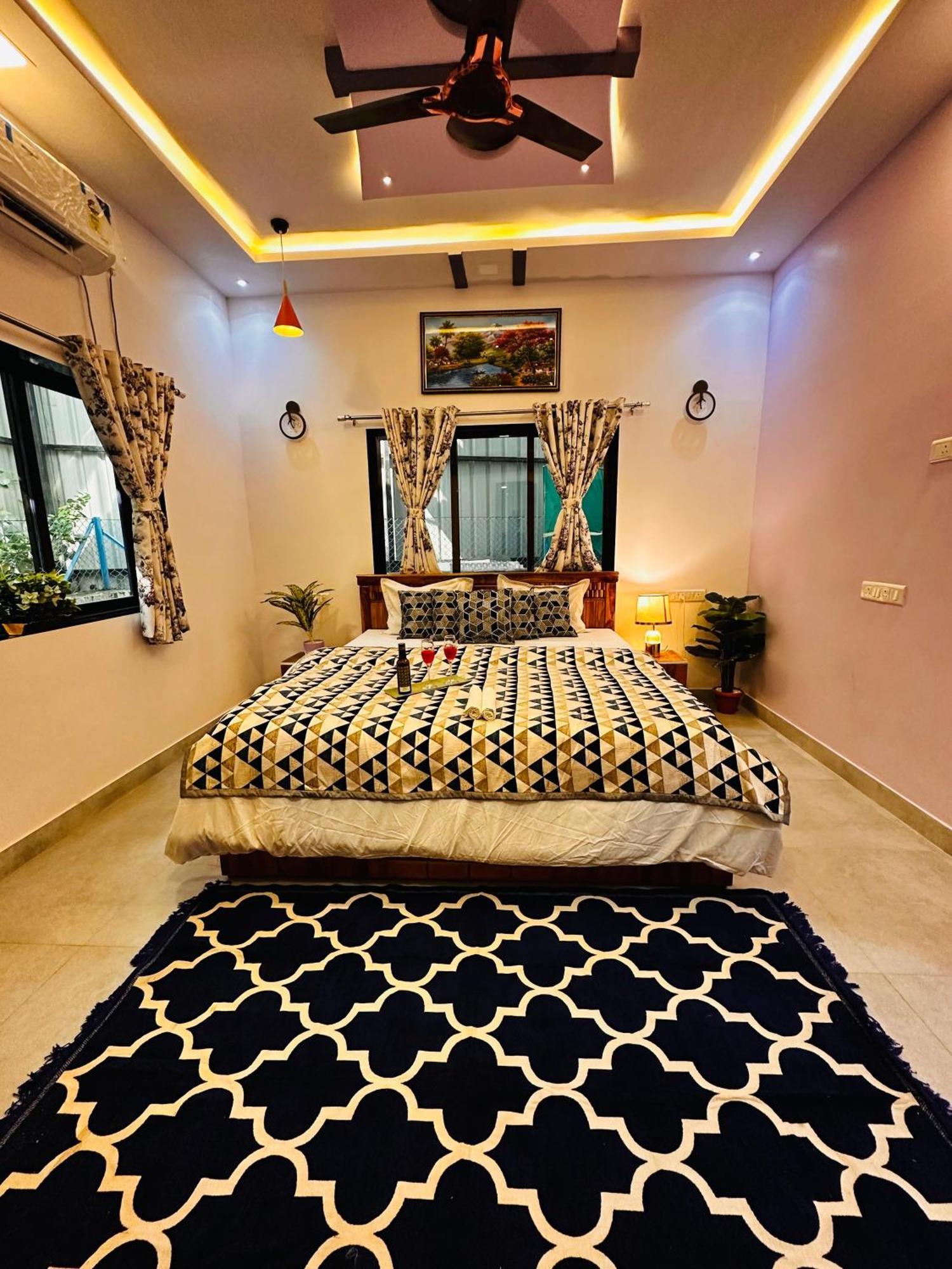 Seas The Day Luxurious 5Bhk Villa 2Min From Awas Beach With Huge Private Pool Alībāg Ngoại thất bức ảnh