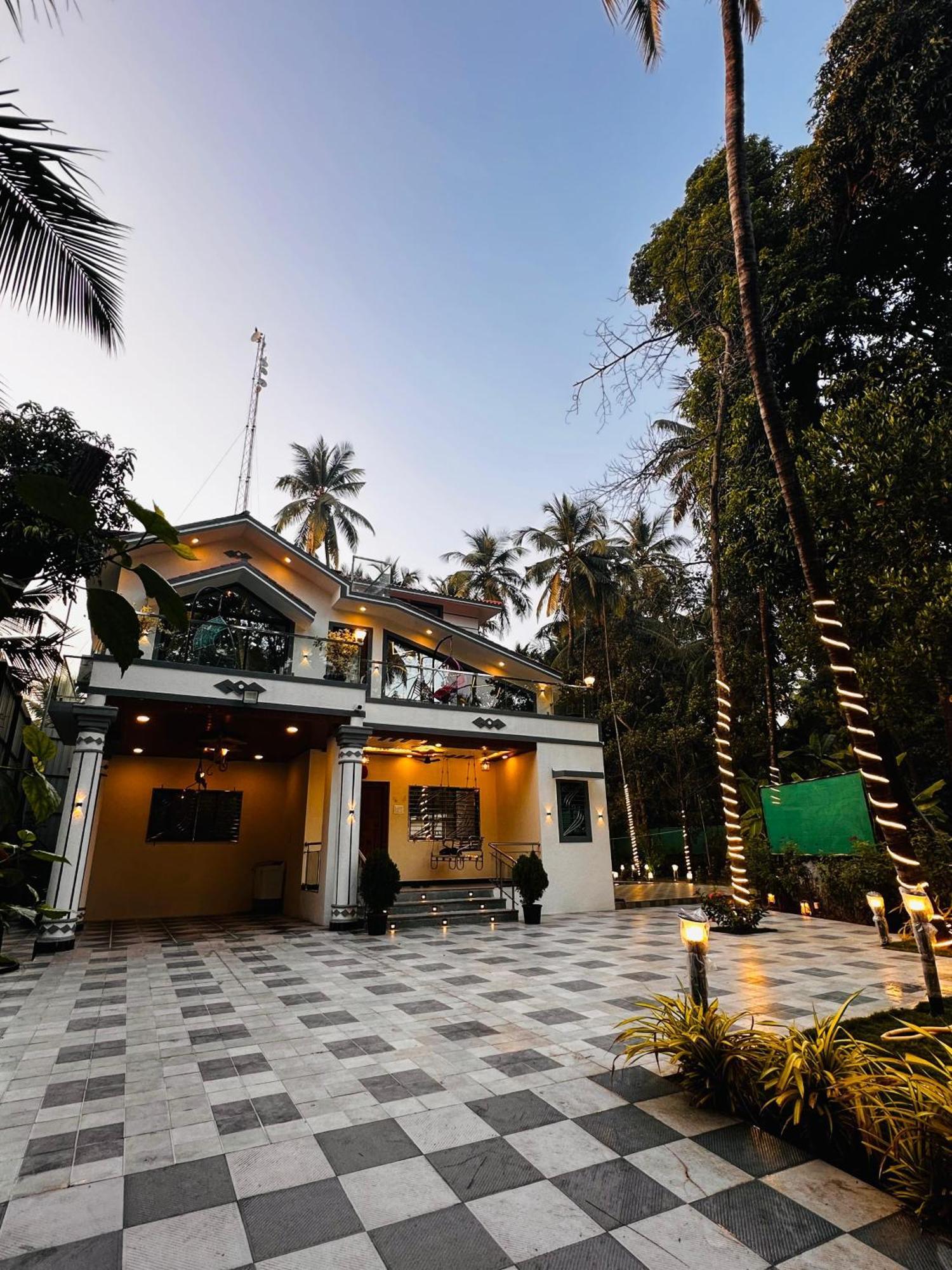 Seas The Day Luxurious 5Bhk Villa 2Min From Awas Beach With Huge Private Pool Alībāg Ngoại thất bức ảnh