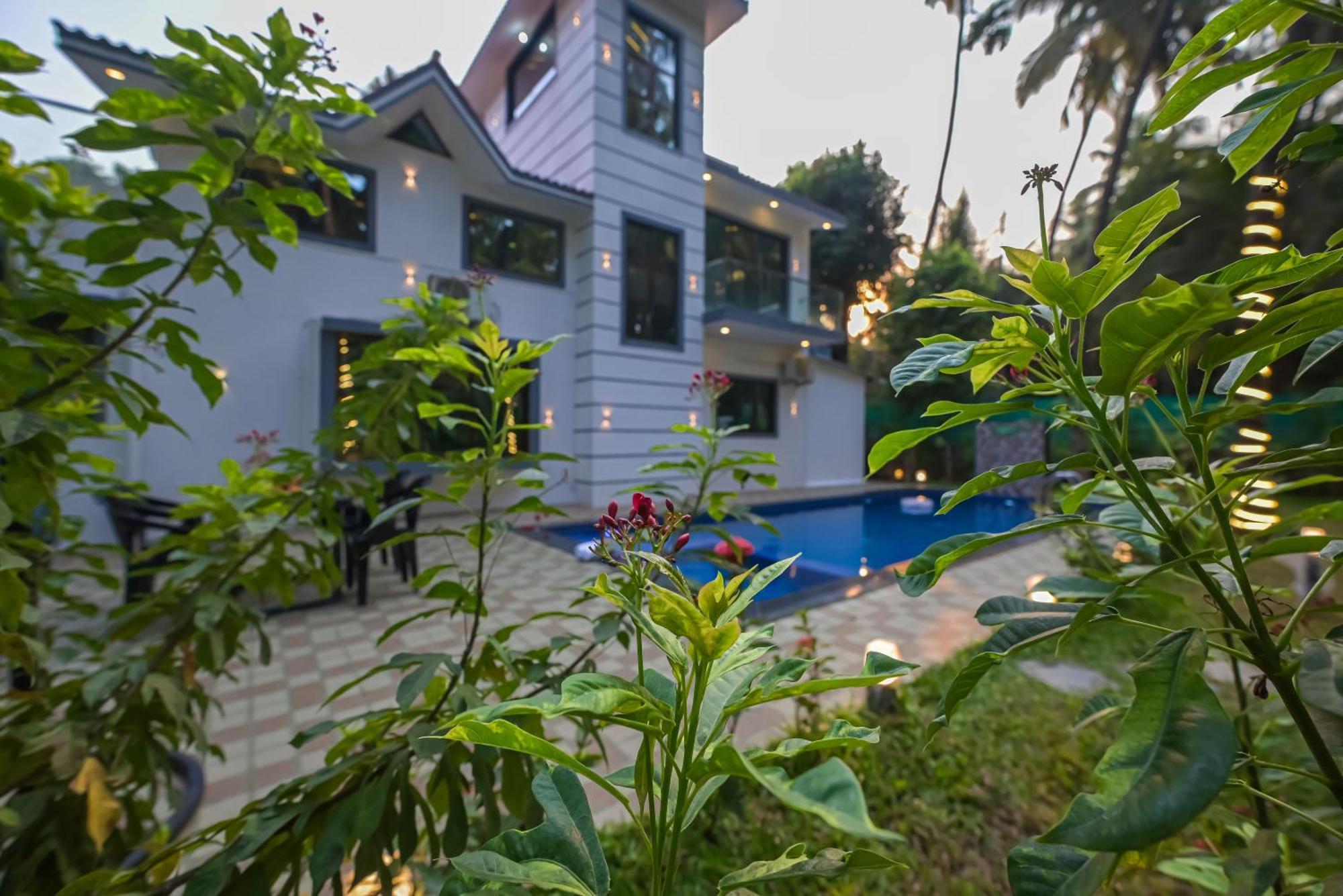 Seas The Day Luxurious 5Bhk Villa 2Min From Awas Beach With Huge Private Pool Alībāg Ngoại thất bức ảnh