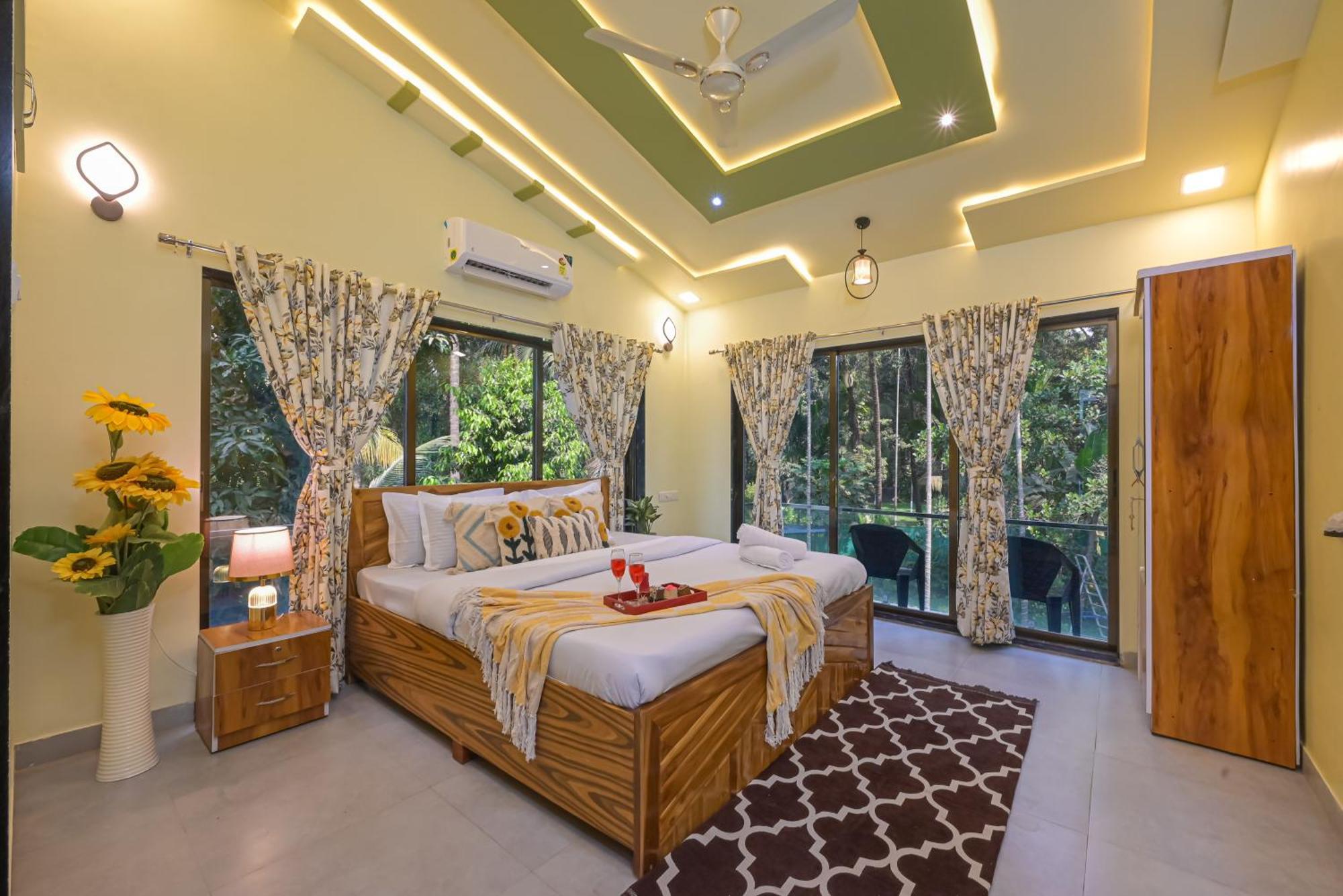 Seas The Day Luxurious 5Bhk Villa 2Min From Awas Beach With Huge Private Pool Alībāg Ngoại thất bức ảnh