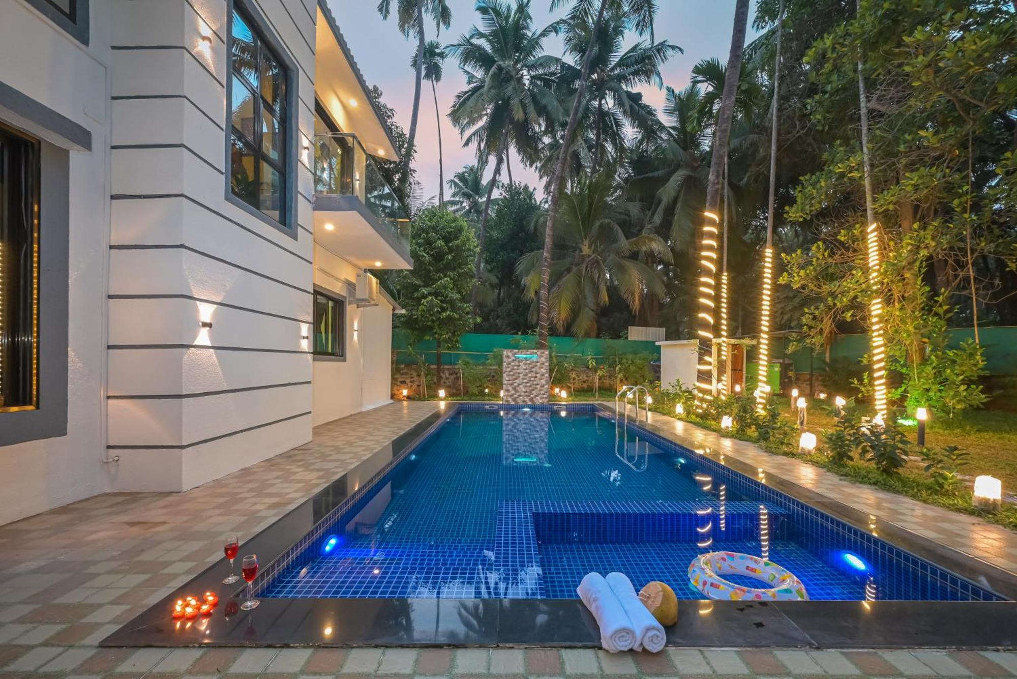 Seas The Day Luxurious 5Bhk Villa 2Min From Awas Beach With Huge Private Pool Alībāg Ngoại thất bức ảnh